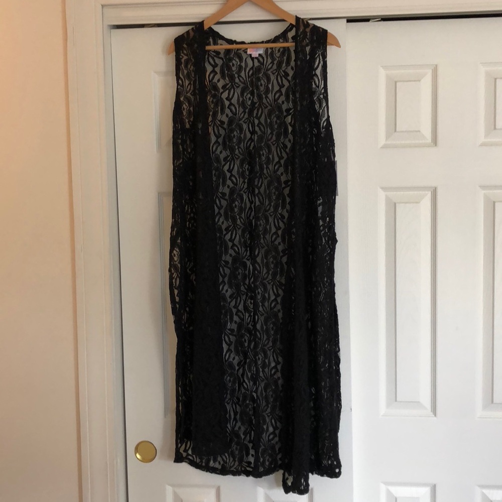NWT LuLaRoe Joy Black Lace Small